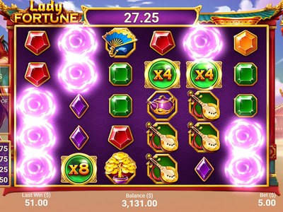 Игровой автомат Lady Fortuna производителя Onetouch