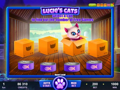 Игровой автомат Lucies Cats — Belatra Games